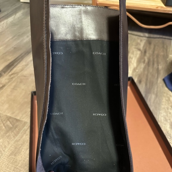 Coach Caroline Swagger Boot Leather Chestnut 6 Narrow Calf NWB $395 - Picture 6 of 7